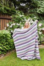 Load image into Gallery viewer, Lilac Blossom Blanket: CROCHET PATTERN