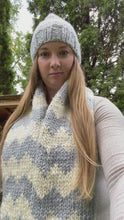 Load and play video in Gallery viewer, First Frost Toque and Scarf Set: KNIT PATTERN
