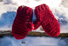 Load image into Gallery viewer, Cranberry Alma Mittens