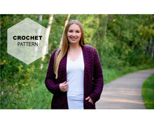 Load image into Gallery viewer, Dresden Cardigan Crochet PATTERN