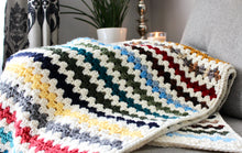 Load image into Gallery viewer, Rainbow Scrappy Blanket: Crochet PATTERN