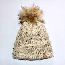 Load image into Gallery viewer, Oatmeal Double Brim Toque
