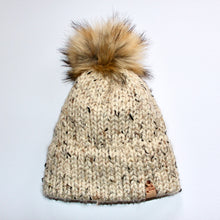 Load image into Gallery viewer, Oatmeal Double Brim Toque