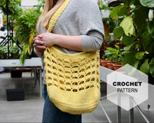 Load image into Gallery viewer, Lemon Drop Market Bag: CROCHET PATTERN