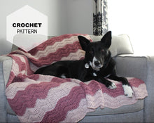 Load image into Gallery viewer, Rosebud Blanket CROCHET PATTERN