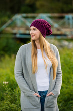 Load image into Gallery viewer, Slouchy Puff Stitch Toque