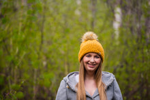 Load image into Gallery viewer, Mustard Yellow Double Brim Toque