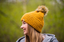Load image into Gallery viewer, Mustard Yellow Double Brim Toque