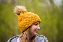 Load image into Gallery viewer, Mustard Yellow Double Brim Toque