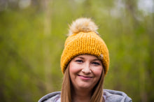 Load image into Gallery viewer, Mustard Yellow Double Brim Toque

