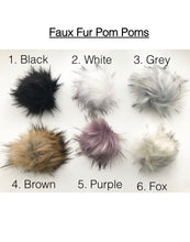 Load image into Gallery viewer, Burgundy Puff Stitch Toque