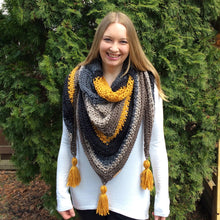 Load image into Gallery viewer, Mustard Yellow Tea House Wrap