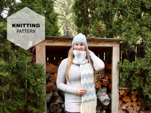 Woodlands Infinity Scarf: Knit PATTERN – Leah & Stitch