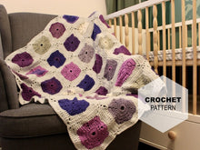Load image into Gallery viewer, Wildflower Baby Blanket: CROCHET PATTERN
