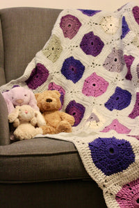 Wildflower Baby Blanket: CROCHET PATTERN