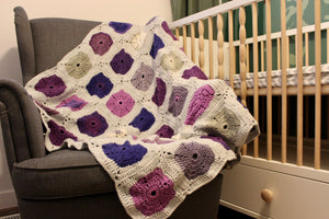 Wildflower Baby Blanket: CROCHET PATTERN