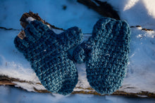 Load image into Gallery viewer, Denim Alma Mittens
