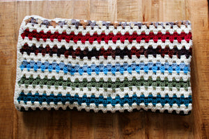 Rainbow Scrappy Blanket: Crochet PATTERN