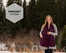 Load image into Gallery viewer, Pineview Wrap: CROCHET PATTERN
