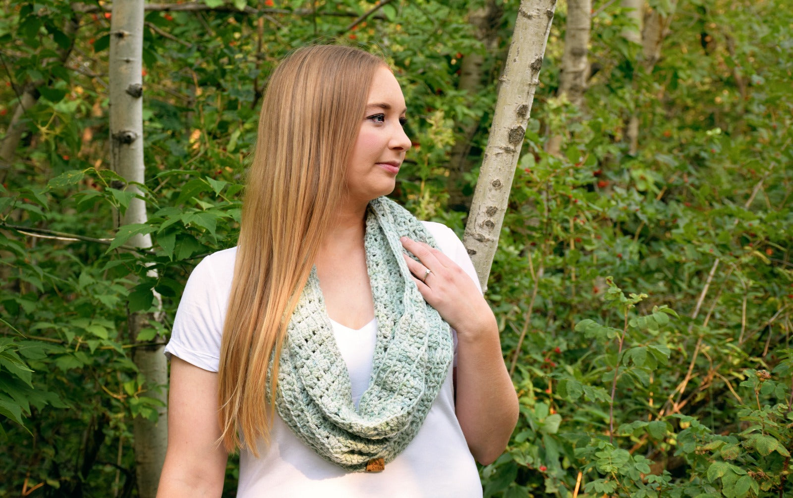 Succulent Infinity Scarf Crochet PATTERN – Leah & Stitch