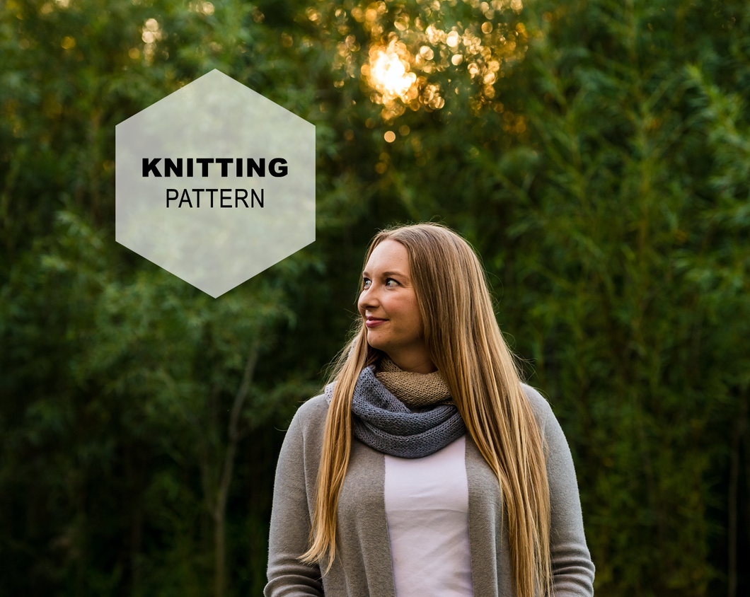 Woodlands Infinity Scarf: Knit PATTERN